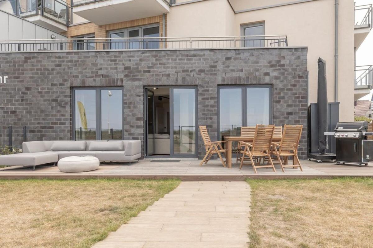 Luxus Meerblick Strand & Sauna & Garten & Heimkino Glowe Ngoại thất bức ảnh