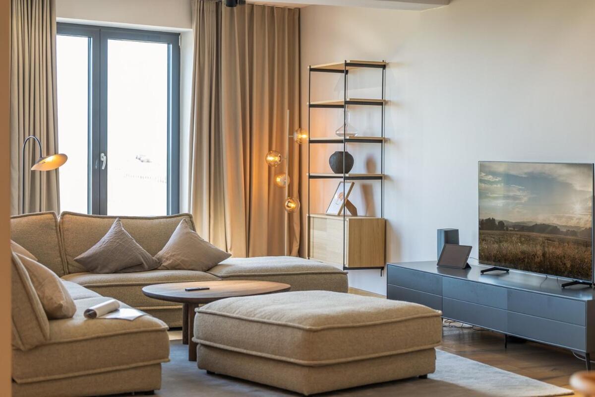 Luxus Meerblick Strand & Sauna & Garten & Heimkino Glowe Ngoại thất bức ảnh